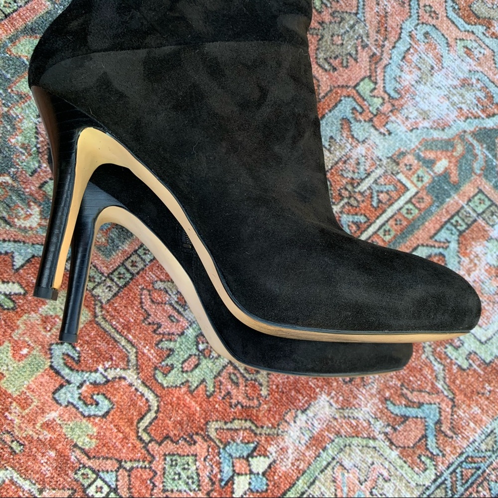 Via Spiga Josie Black Suede Boot - Picture 11 of 14